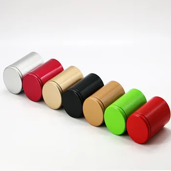 

6pcs/lot Empty Travel Iron Candy Jars Mini Small Tea Cans Metal Home Storage Seal Box Key Organizer Tin Box 9.9*6.4cm Hot Sale