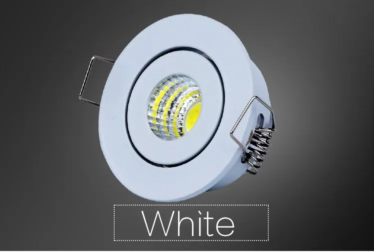 LED Downlight Dimmable COB Mini Led Spot 5W AC 85-265V LED Downlight Satin Nickel Miniature Indoor Outdoor Ceiling Spot downlighter