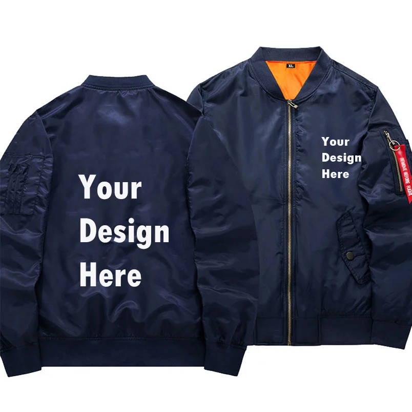  US EU Size Custom Customize Logo Design Print Winter Military Bomber Jackets Men Army Tactical Jack