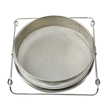 

L Size Double-layer Stainless Steel Honey Sieve Filtration Bee Honey Filter Strainer Machine Tool Extractor Beekeeping Tools AUG