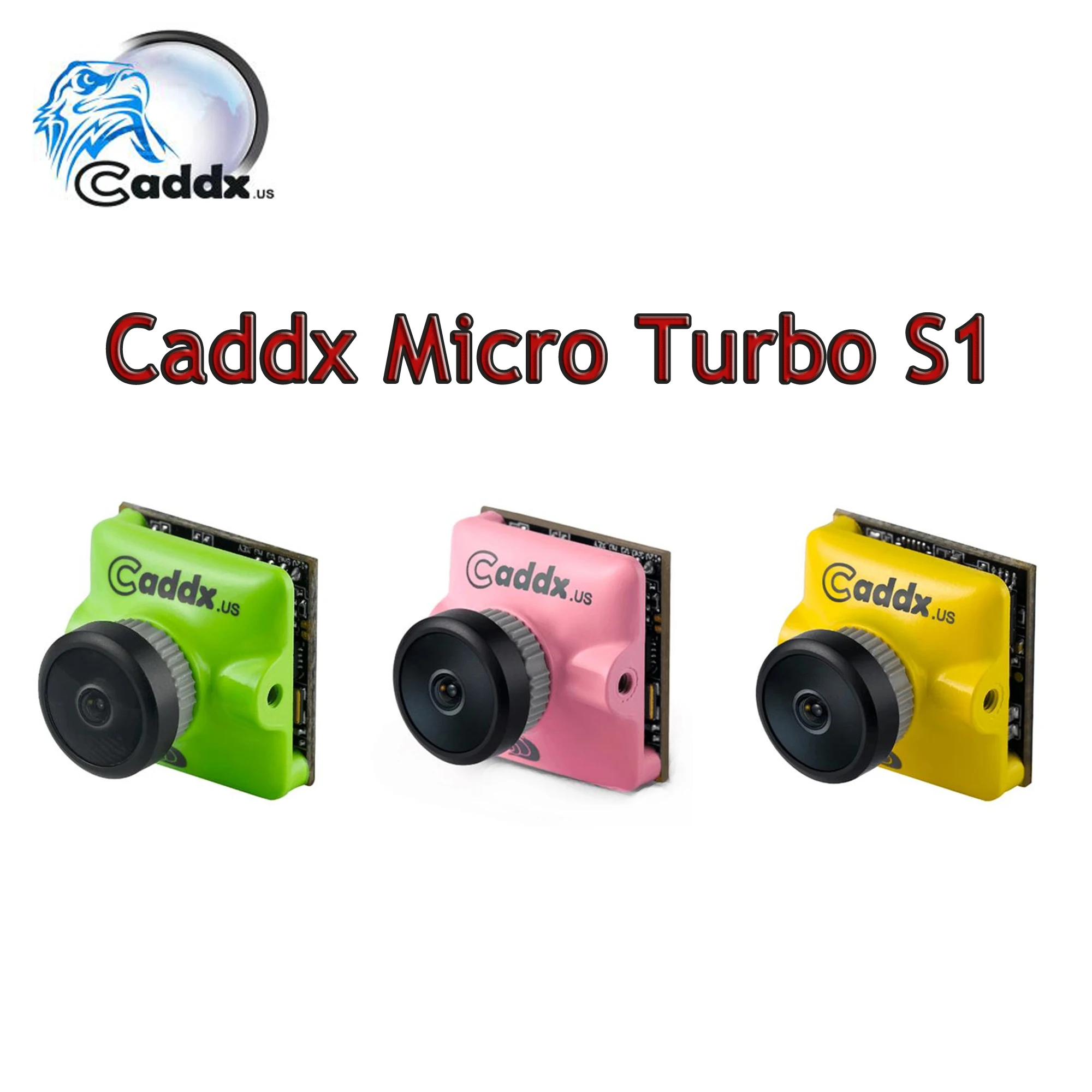 

Caddx Micro Turbo S1 2.1 / 2.3mm 600TVL 4:3 Camera 1/3 CCD NTSC / PAL Low Latency w/ Integrated OSD FPV Camera VS Runcam Foxeer