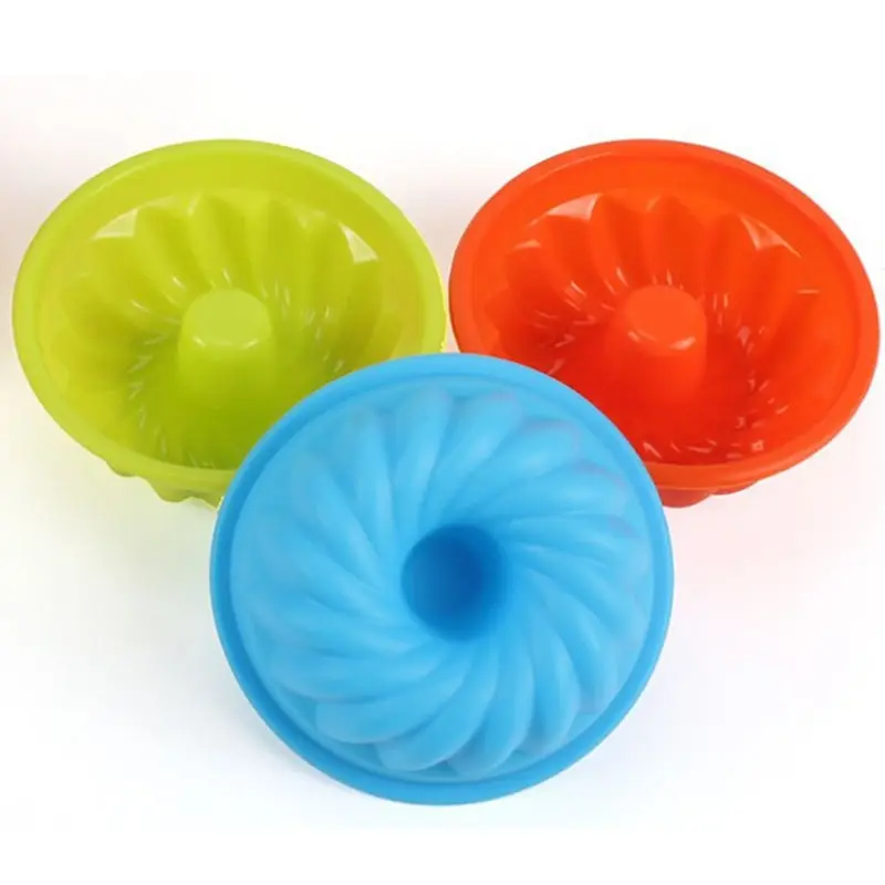 12 Pieces A Lot Silicone Bundt Pan Silicon Cake Bundt Cake Mold Bread