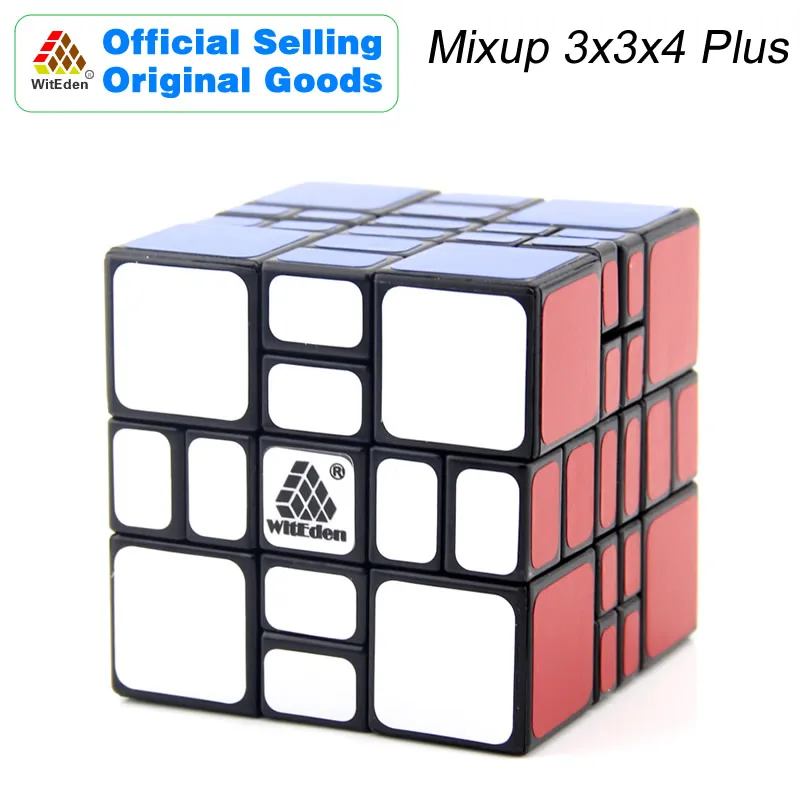 

WitEden Mixup 3x3x4 Plus Magic Cube 334 Cubo Magico Professional Neo Speed Cube Puzzle Antistress Fidget Toys For Children