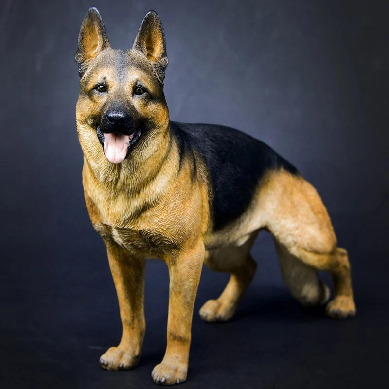 1/6 Working Dog Model German Shepherd With Collar Anime ...