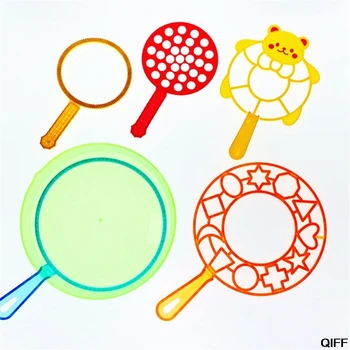 

6PCS/set Jumbo Colorful Bubble Wand Bubble Blower Toy Set For Kids Summer Outdoor Fun 7IN