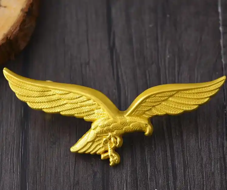Motorcycle Flying Eagle Wings Pins Badges Brooches For Biker Jackets Vest Bag Air Force Eagle Emblem Brooch Pins High Quality