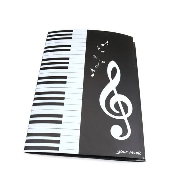 Expanded Sheet Piano Book 6 Page Document Storage Holder Music Score