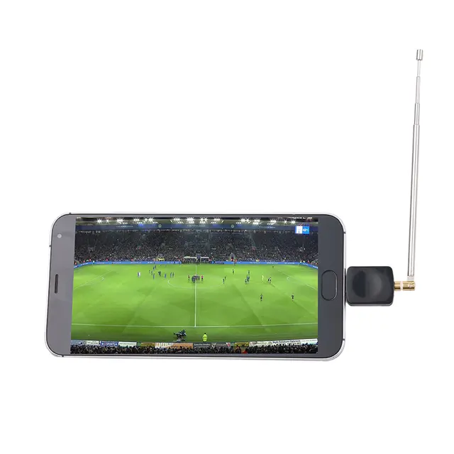 kebidumei USB OTG Micro USB DVB-T tuner Mini TV receiver Dongle DVB T HD Digital TV HDTV Satellite Receiver with Antenna
