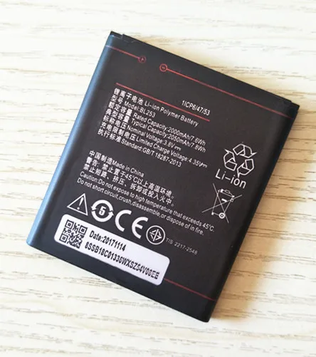 

New 3.8V 2050mAh BL253 for Lenovo A2010 A1000 A1000m Vibe A 4.0" for Lenovo A2800D A3800D A3600D A2580 A2860 phone Battery