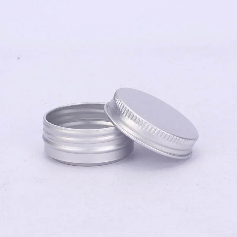 

5pcs 15ml grass cream wax test box Ointment paste powder box customization Aluminum Jar with Screw Cap Lotion Shampoo Travel Pot