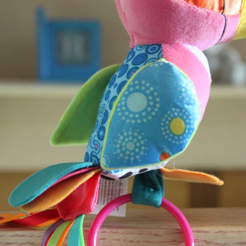 Educacionais do Bebê do Bebê Papagaio de Pelúcia Brinquedos para Bebe Carrinho de Bebê Brinquedos Chocalhos Mobiles Brinquedos da Criança Pelucia Bebe Brinquedos 4 de pelúcia papagaio brinquedos da criança brinquedos