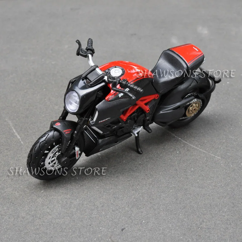 Литые игрушечные модели MAISTO 1:18 DUCATI DIAVEL карбоновый спортивный велосипед миниатюрный мотоцикл Реплика