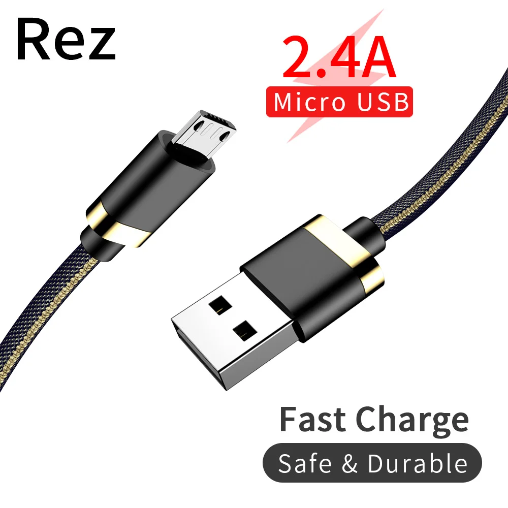 

Micro USB Cable Fast Charge USB Data Cable Sync Cord For Samsung Huawei Xiaomi Redmi Note 4 5 Android Microusb Charging Cable