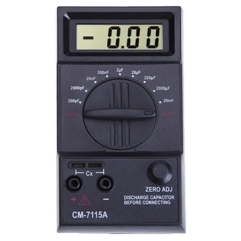 

Digital Capacitance Meter CM7115A High Precision Multimeter with Tester Multimeter Electrical Measuring Counts