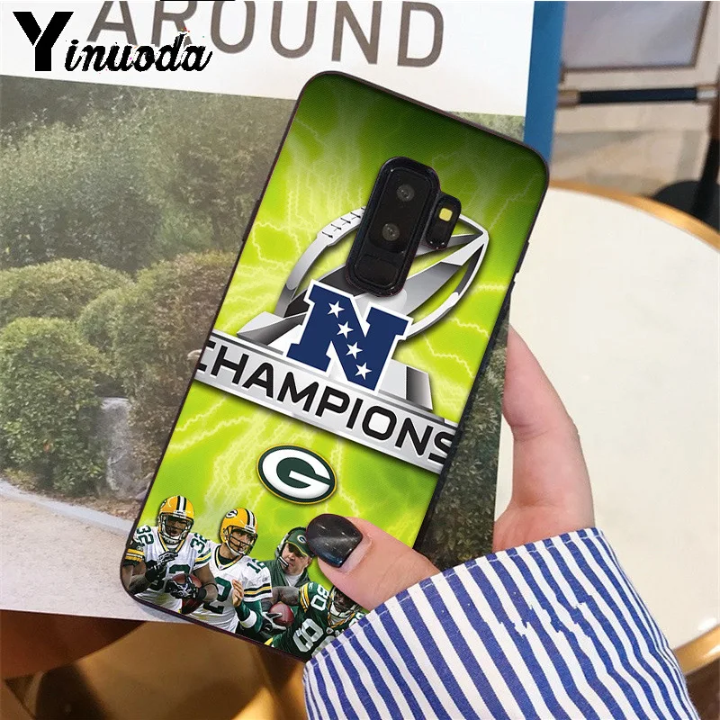 Yinuoda Green Bay Packers ТПУ Мягкая телефон аксессуары чехол для телефона для samsung S9 S9 плюс S5 S6 S6edge S6plus S7 S7edge S8 S8plus - Цвет: A10