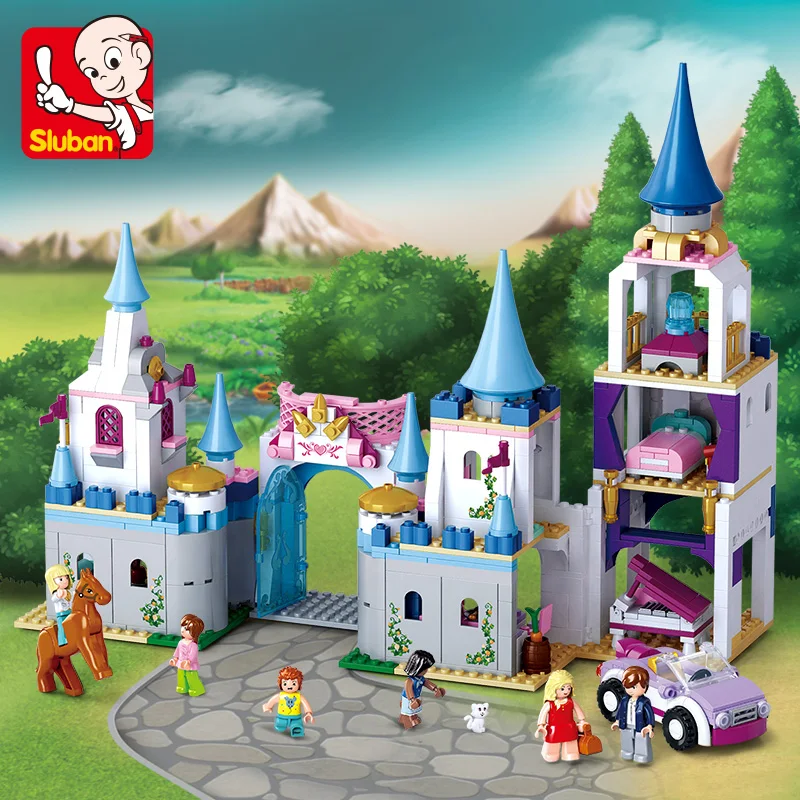 0610 815pcs Girl's Dream Constructor Model Kit Blocks Compatible LEGO Bricks Toys for Boys Girls Children Modeling