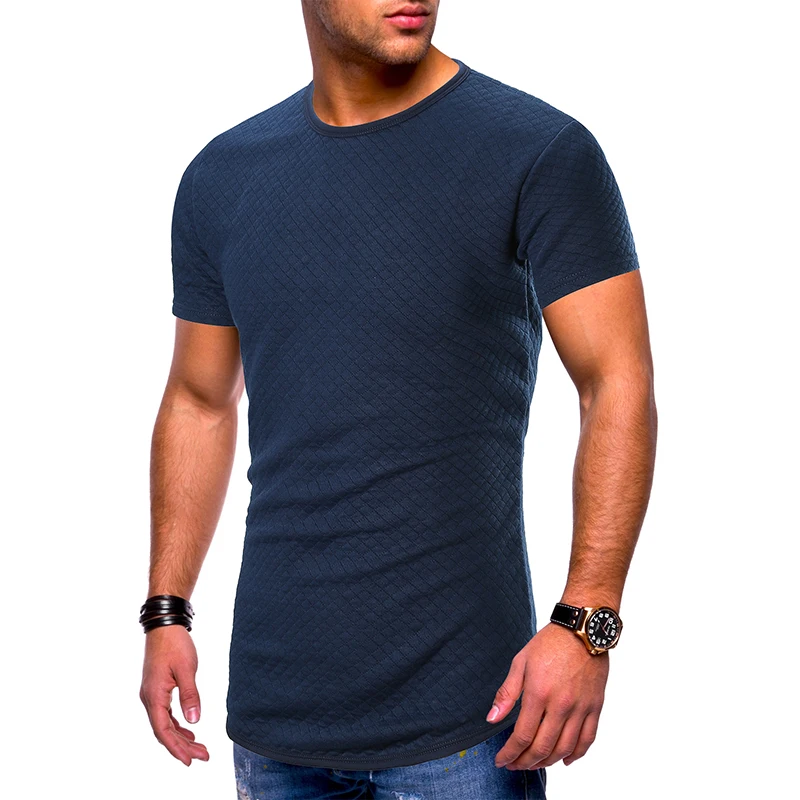 

Brand T shirt Men's O-neck Slim Fit Pure Cotton T-shirt Fashion Short Sleeve T shirt Men's Tops Casual Tshirt M-XXL