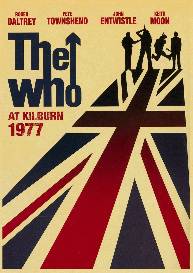 The who rock band музыкальные плакаты домашнее украшение Стены крафт-бумага плакат настенная живопись плакат - Цвет: D72