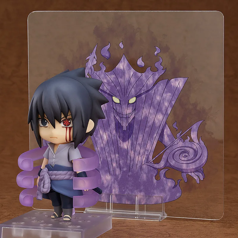 Аниме Наруто Саске Nendoroid ПВХ фигурку susanoo Коллекция Модель игрушки 10 см | Игрушки и