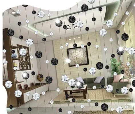free shipping!10meters/lot,AAA+,glass Crystal wheel bead Curtain!Divider/glass Beaded Strands,bqf-xl-csmy-01