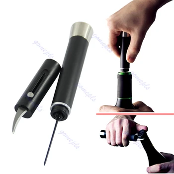 

Opener Popper Red Wine Air Pressure Kitchen Bottle Pumps Corkscrew Cork Out Tool JJ2834