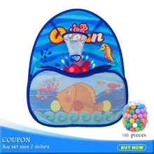 Детские большие складные игровые палатки 100 шт. шары бассейн с игровой корзиной дом для детей на открытом воздухе Enfant Hut дети Teepee Baby манеж-палатка