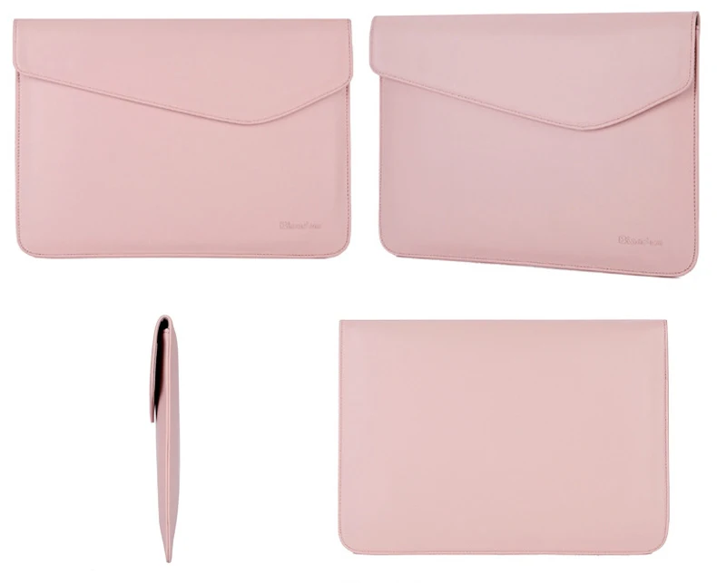 Водонепроницаемая гладкая тонкая сумка для ноутбука из искусственной кожи для Macbook Air 13 Pro 14 15 чехол с сенсорной панелью для Xiaomi notebook 13,3