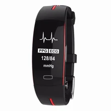 P3 смарт-браслет ЭКГ+ PPG кровяное давление пульсометр IP67 Водонепроницаемый Шагомер Спорт фитнес-браслет для IOS Android