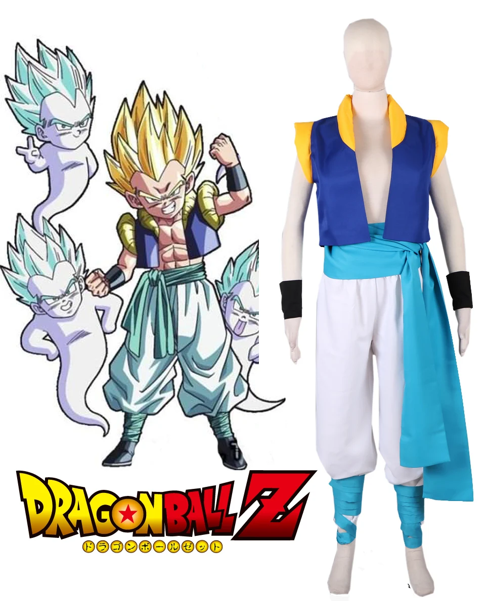 

Dragonball Z Son Goten and Trunks Gotenks Fighting Uniform Cosplay Costume