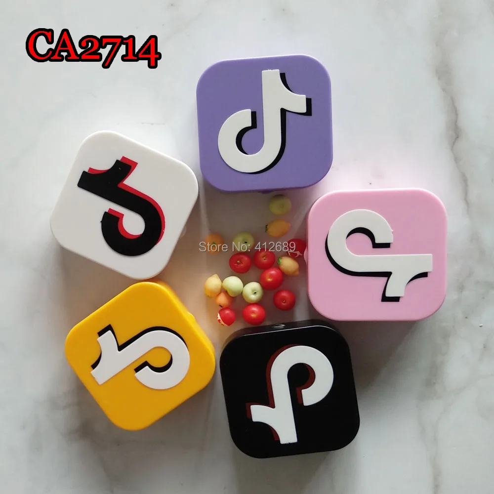 

contact lens case cartoon chinese tik talk small travel box CA2714