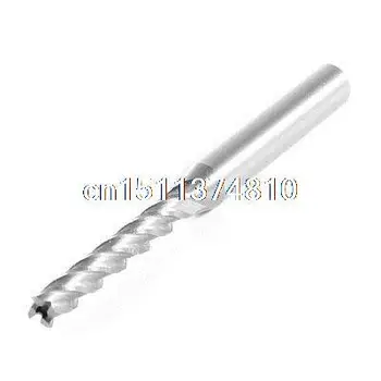 

Straight Shank 4 Flutes End Mill Milling Cutter 4mm x 6mm x 30mm x 68mm