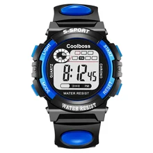 COOLBOSS Marca de Buceo 30 m reloj Electrónico de Los Hombres Relojes Deportivos Militar Al Aire Libre LLEVÓ el Reloj Digital de Cuarzo Relojes de Pulsera Relogio masculino