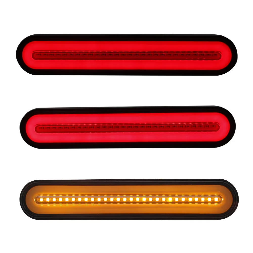 Smoke LED Trailer Truck Brake Light Waterproof Led Tail Brake Stop Turn Light Signal Light Lamp (27)
