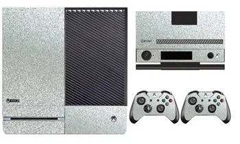 

Shining Silver Bling Glitter Skin Sticker Protector for Microsoft Xbox One and 2 controller Skins Stickers