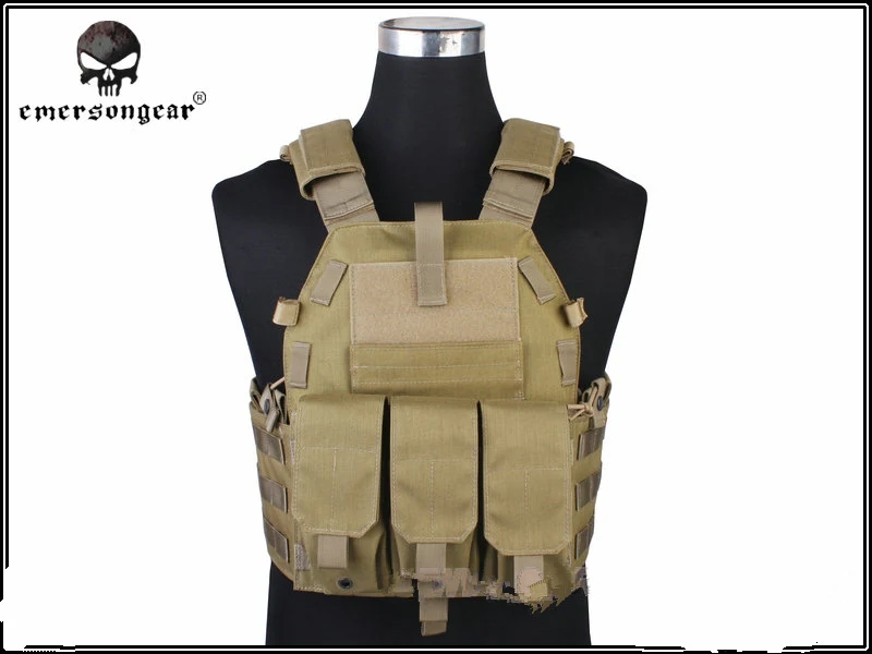 Новинка, Emerson gear Molle, жилет для охоты, игры, тактический жилет, Airsoft Combat 094K M4, чехол, жилет, EM7356, мультикам, AOR1, черный