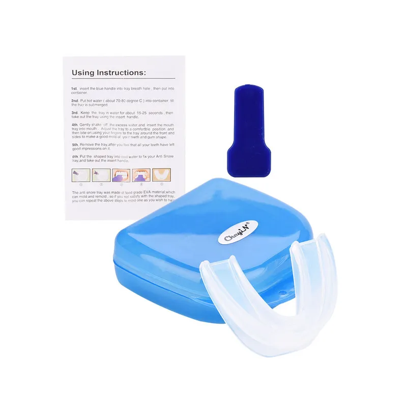 

Dental Anti Snore Mouthpiece Guard Tray Sleeping Aid Mouthguard Personal Health Care Stop Teeth Grinding Snoring Breathe Aid