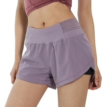 Женские свободные легкие спортивные шорты DRI Fit с эластичной резинкой на талии