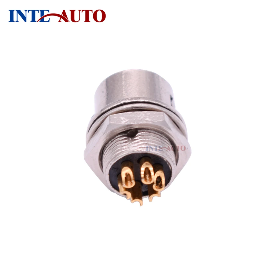 

Equivalent mini industrial hirose female connector,6 pins fixed socket, HR10A-7R-6S(73),