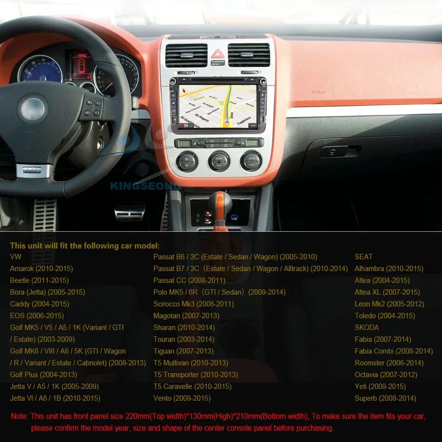 Top 8" Quad Core DAB+ 2 DIN Autoradio Android 8.1 Car Radio Player for SKODA Fabia Roomster Yeti Octavia Superb WiFi 4G GPS Sat Nav 2