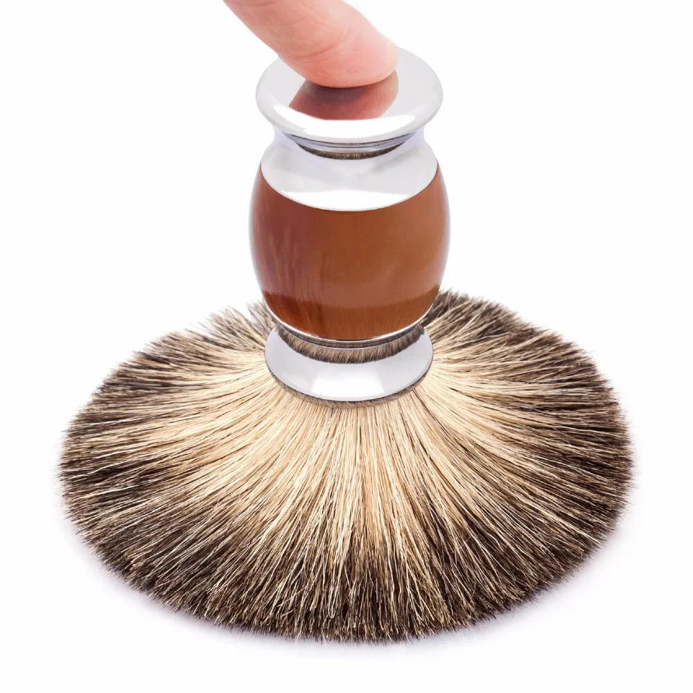 Qshave Мужская щетка для бритья 100% оригинал двухстороннего безопасного прямого