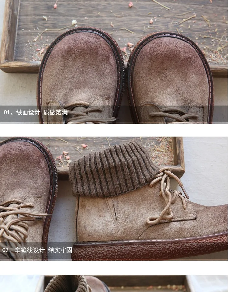 JNNGRIOR/новые ботинки из натуральной кожи; удобные женские ботинки на мягкой подошве; свитера; школьные Ботинки martin ручной работы