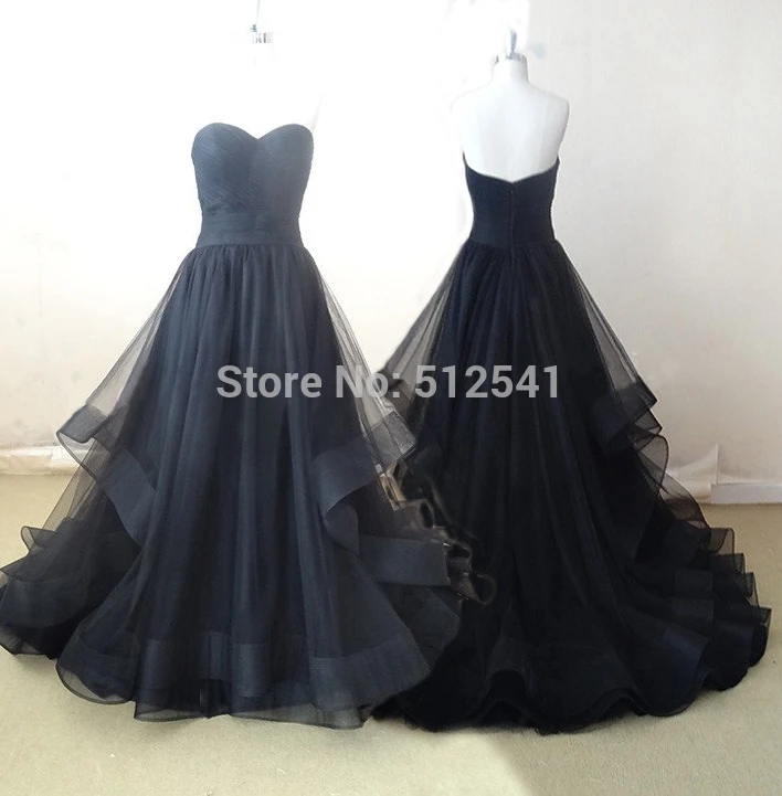 

Actual Images Sweetheart A Line Wedding Dresses Cheap Pleat Ruffle Sweep Train Custom Made Bridal Gowns yk1A128