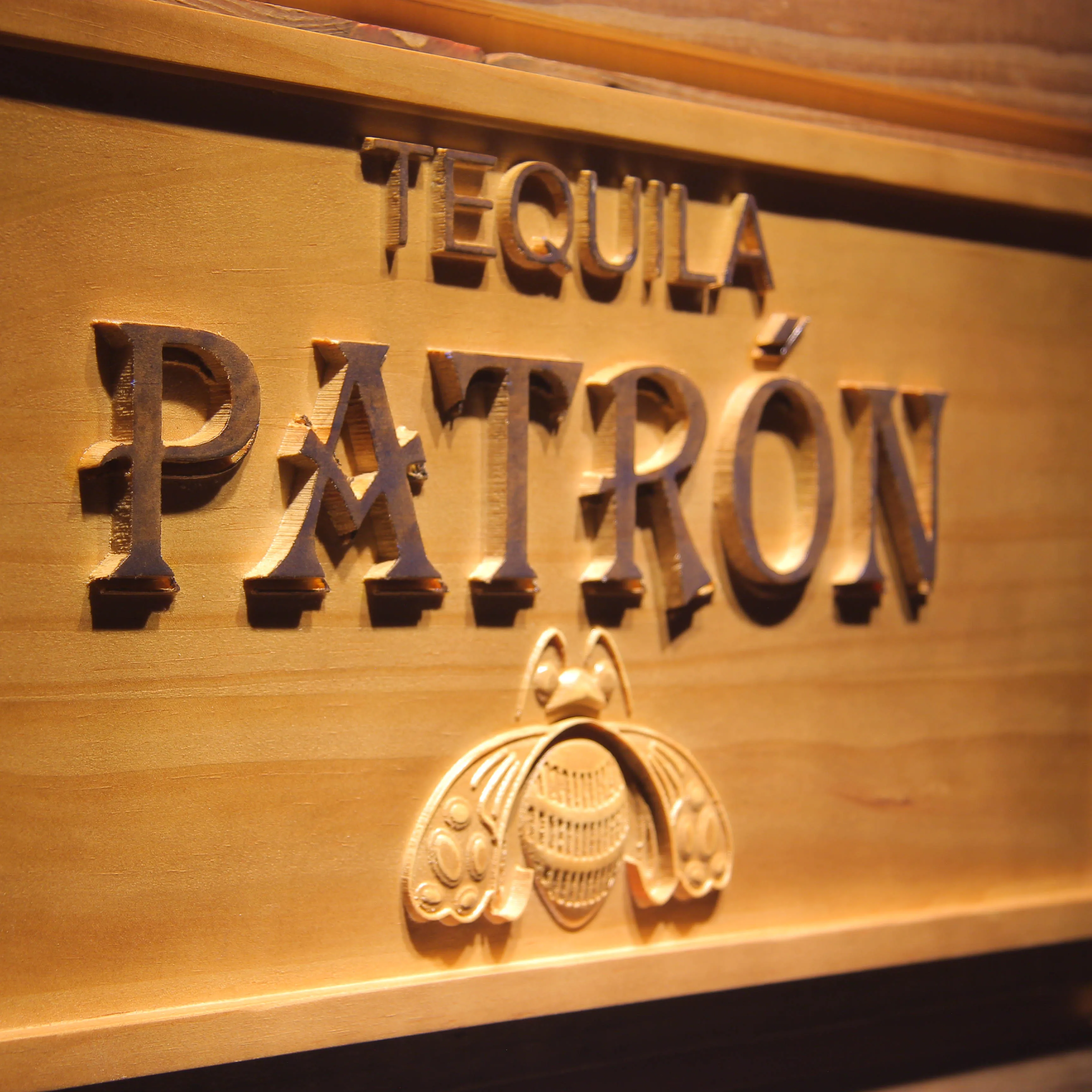 Деревянные 3d знаки покровителя текилы|sign|sign woodsign bar |
