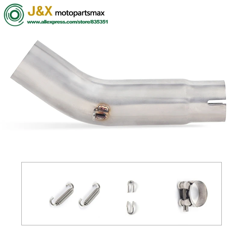 

GSR750 GSR 750 Motorcycle exhaust Muffler Escape middle link pipe muffler Full System Slip On For suzuki GSR750