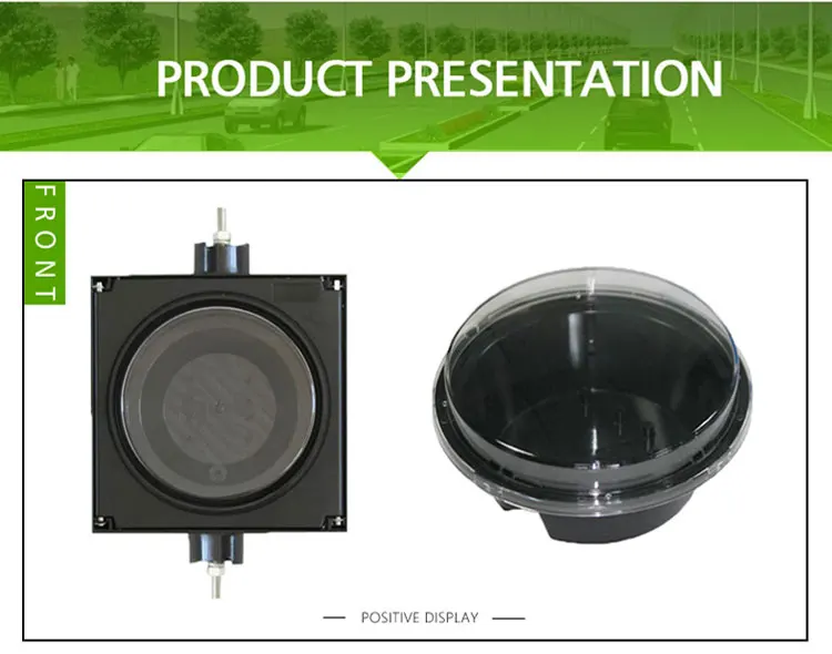 12 inches 300mm LED Traffic Light Housing PC Plastic Housing IP65 Water