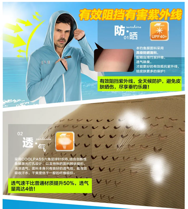 Наружный мужской уголь материал солнцезащитный для рыбалки Быстросохнущий дышащий с капюшоном солнцезащитный крем анти-УФ бамбуковый уголь почта рубашка