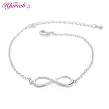 Hfarich Новая мода Бесконечность браслет для Для женщин бесконечность номер 8 цепи Браслеты bileklik дропшиппинг подарок ювелирных изделий