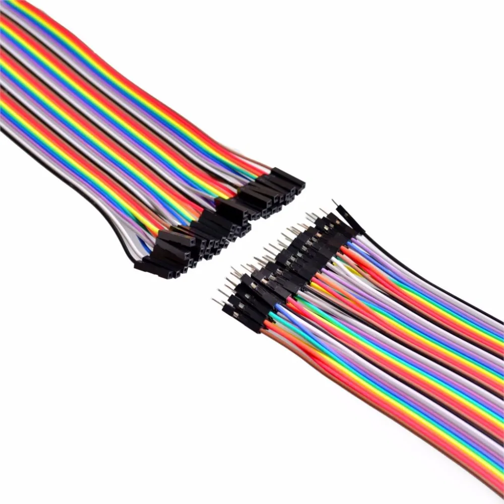 

Dupont Line 1set/40pcs 20cm Male to Female Jumper Wire Dupont Cable for Arduino Experiment Connection Robot