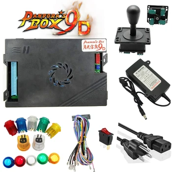 

Pandora's Box 9D Arcade Console 2222 in 1 Copy Sanwa Joystick 8 Button Led Tube 2 Player Controller Retro Games for home TV