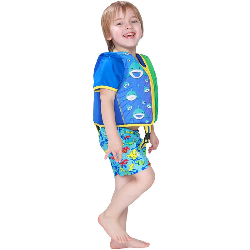 Дети Плавание жилет Дети Плавание тренер жизни куртка плавучести Плавание одежда регулируемый ремень безопасности, легко и выключается